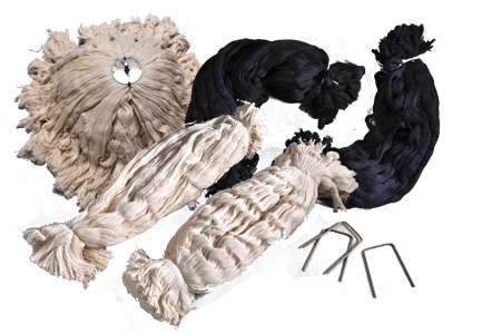 Mops Yarn and roofing installation accessories